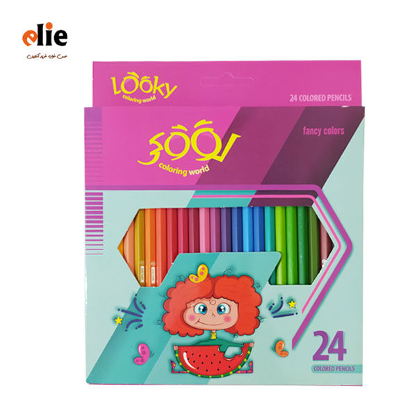 مداد رنگی 24 رنگ لوکی