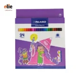 مداد رنگی 24 رنگ جعبه مقوایی پیکاسو