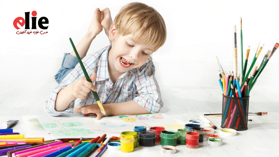 ابزار نقاشی برای کودکان