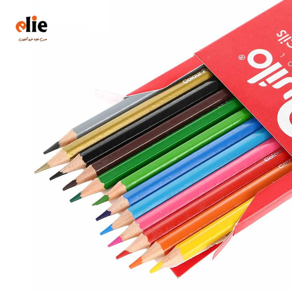 مداد رنگی 12 رنگ کوییلو