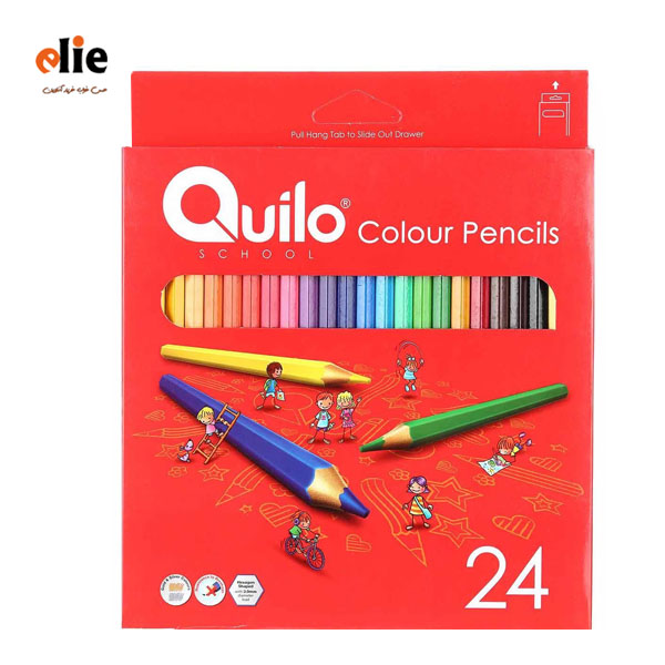 مداد رنگی 24 رنگ کوییلو