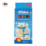 مداد رنگی 12 رنگ پالمو جعبه مقوایی