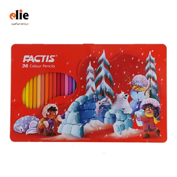 مداد رنگی 36 رنگ فکتیس