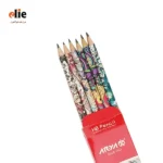 مداد مشکی طرح دار آریا