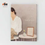 دفتر دخترانه سیمی 80 برگ نادری