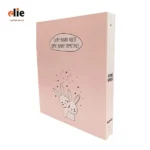 کلاسور 4 حلقه فانتزی پاپکو سری خرگوش رنگ پاستیلی