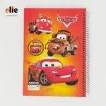 دفتر 100 برگ فانتزی سیمی پسرانه ماشین ها