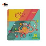 مداد رنگی 24 رنگ جعبه فلزی لوکی