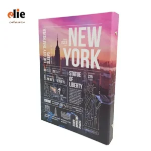 دفتر کلاسوری 100 برگ پیل طرح Newyork