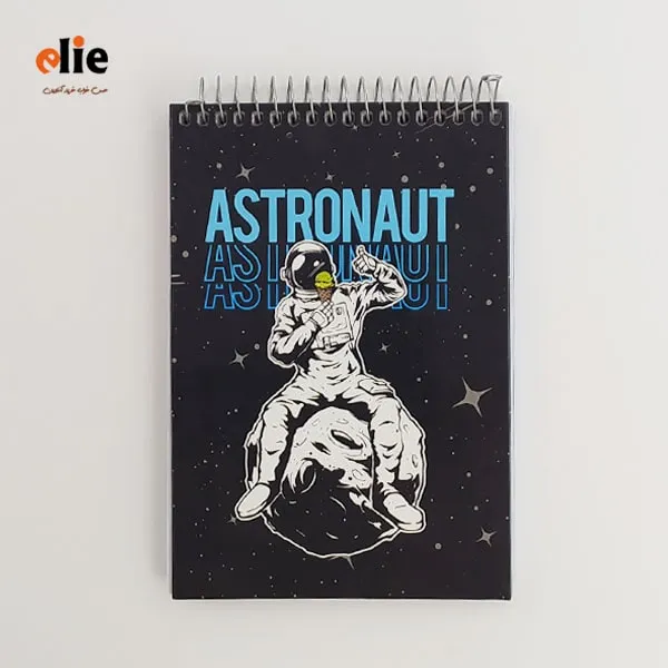 دفترچه یادداشت سیمی پاپکو طرح فضانورد