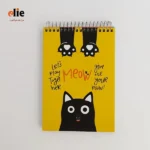 دفترچه یادداشت جلد سخت سیمی پاپکو