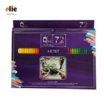 مداد رنگی 72 رنگ جعبه مقوایی ام کیو