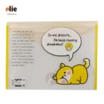 پوشه دکمه دار طلقی فانتزی پاپکو